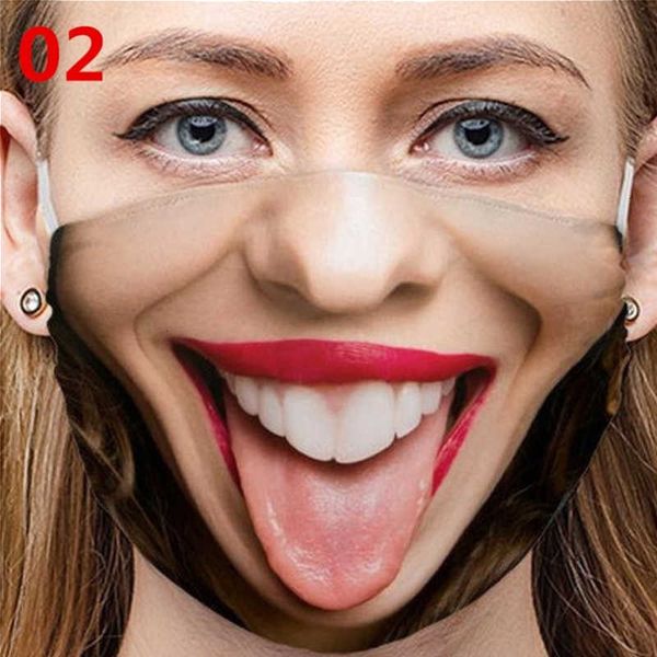 

dustproof funny fashion face personality 3d emoticons breathable protective masks for men and women cycling mask ing