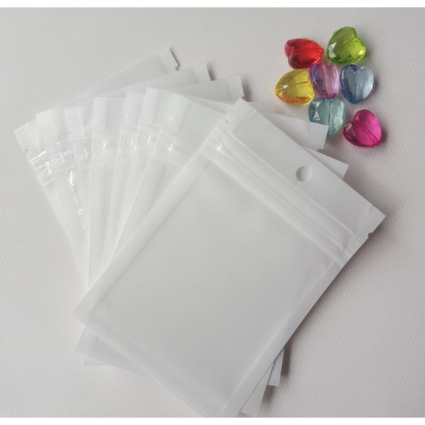 

1000pcs 8x13cm translucent gift jewelry pouches bags zip lock plastic bags with zipper jewelry bag packaging display storage bag f wmtcni
