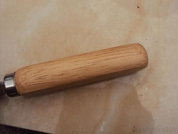 

a-wooden stainless steel beer the original wood color handle + metal wire drawing wine bottle opener tool