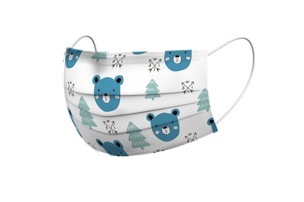 

non-woven respirator disposable fashion boys girls child kids mouth mask anti pollution breathable print face