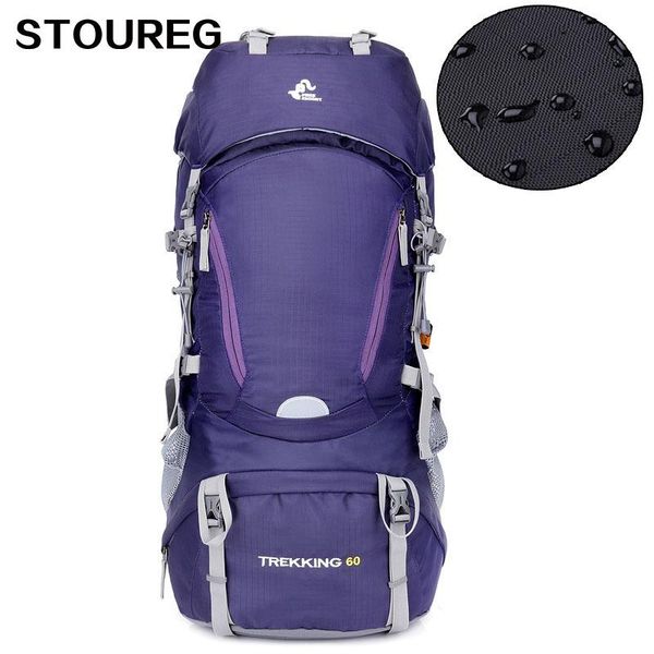 

60l waterproof climbing bag men camping hiking backpack climbing tactical backpack bag hunting with rain cover