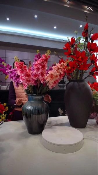 

flower arrangement material nordic styel artificial flower home wedding decoration landing decorative violet flowers