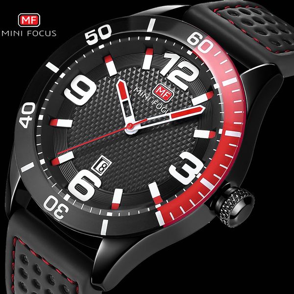 

sport watches mens 2020 waterproof business fashion wrist watch male calendar date casual silicone band arabic number mini focus, Slivery;brown