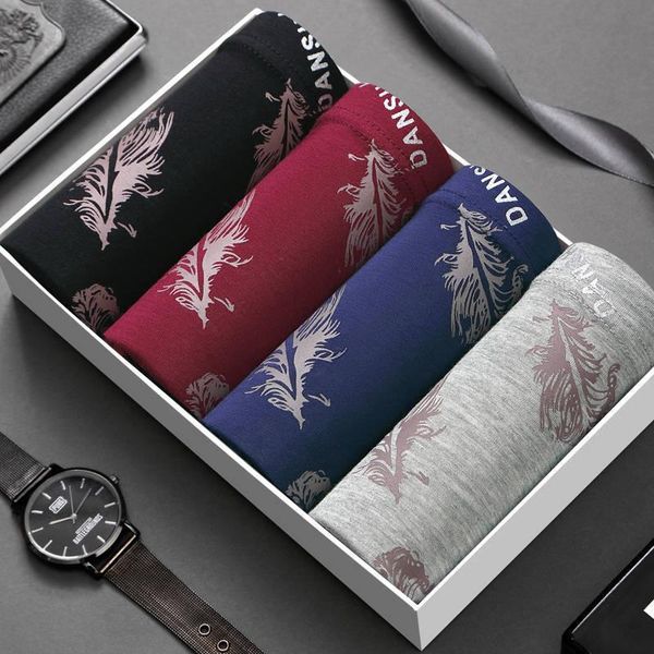 

4pcs/lot boxer men boxer short underwear brand boxershorts colorful breathable ropa interior bokser homme 95% cotton, Black;white