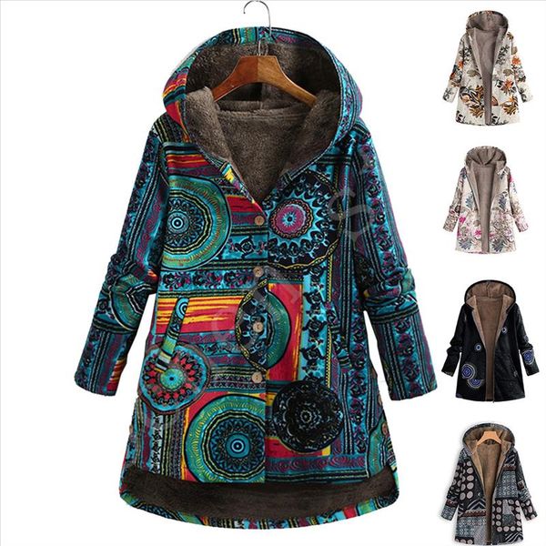 

dress 2020 new hit womens jacket women female windbreaker leather jacket coat floral print hooded pockets vintage coats herbst, Black;brown