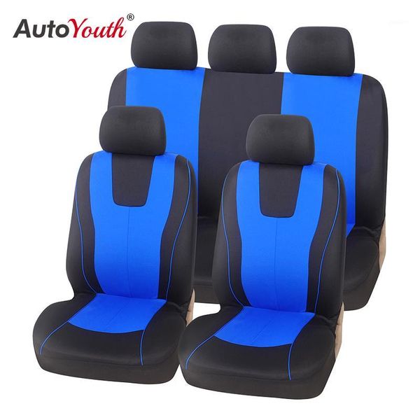 

car seat covers 2021 universal blue cover polyester fabric protect covers1