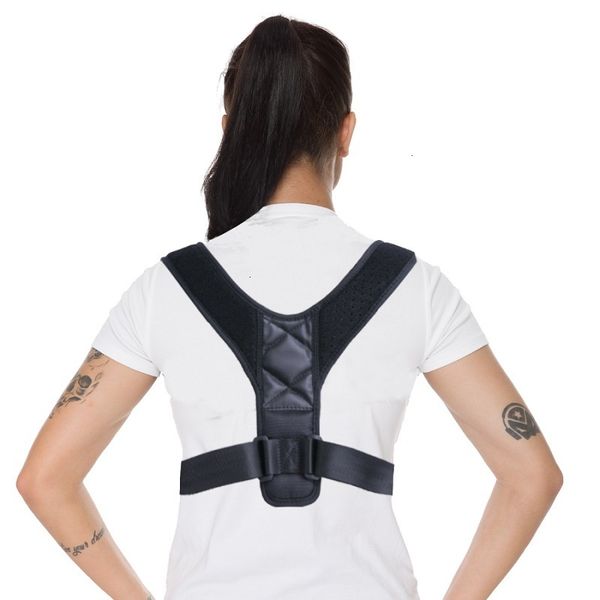 

cicodaa adjustable back brace posture corrector comfortable shoulder support