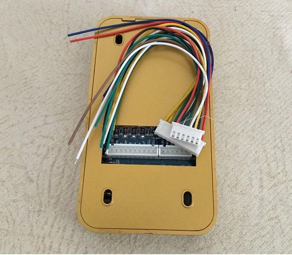 

Standalone Touch-Screen RFID access control with EM/ID card and password,3000 card,WG 26 in out, proximity card keypad access