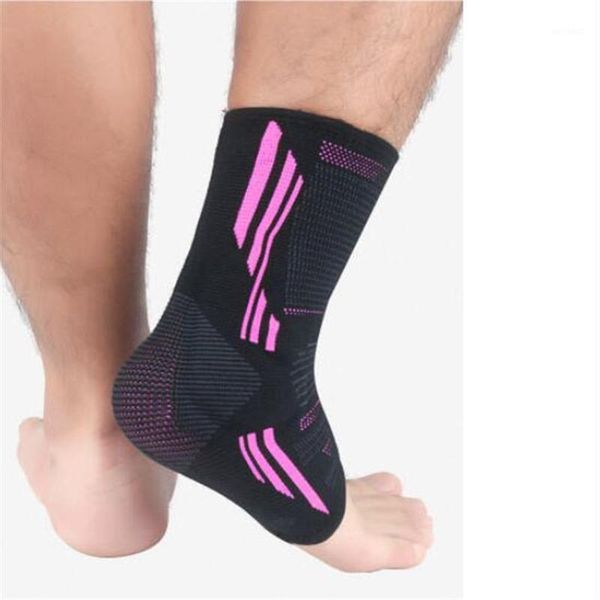 

ankle support compression elastic anti-sprain socks sports achilles tendon protector fitness safety1, Blue;black