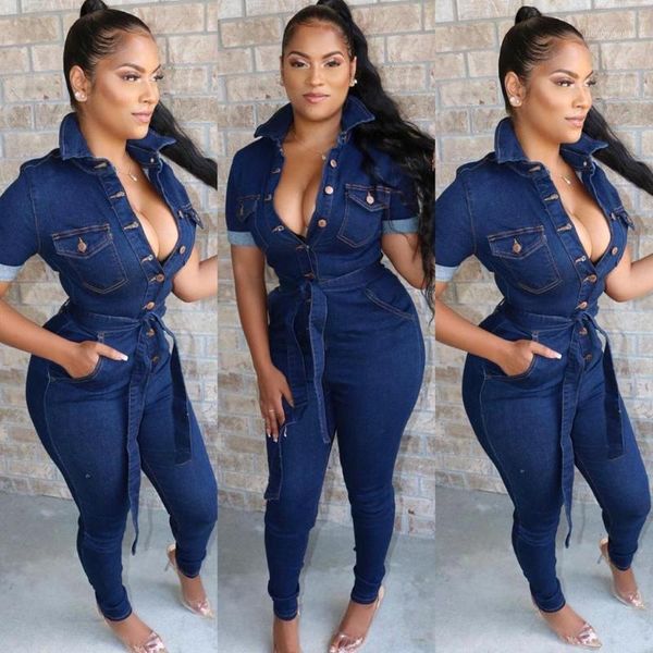 

autumn winter women denim jeans jumpsuit full sleeve sashes bodycon rompers club night one pice playsuit overall outfits1, Black;white