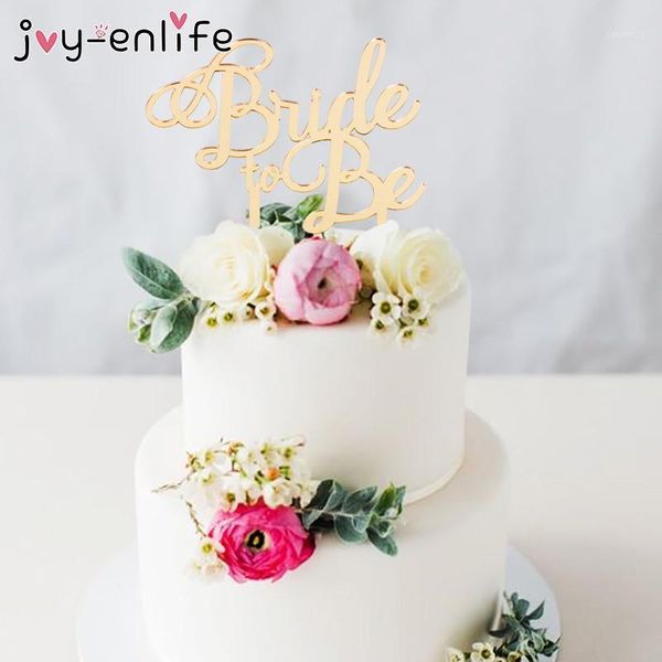 

other festive & party supplies 1pcs wedding bridal rose gold cake er anniversary decoration hen favors shower supplies1