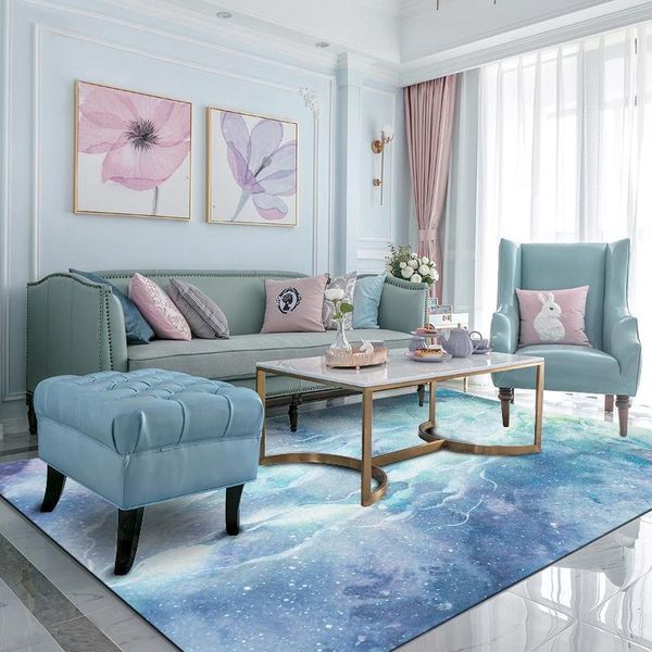 

carpets large area rugs abstract blue space sky art carpet for living room bedroom kitchen decor anti-slip floor mat tapete1