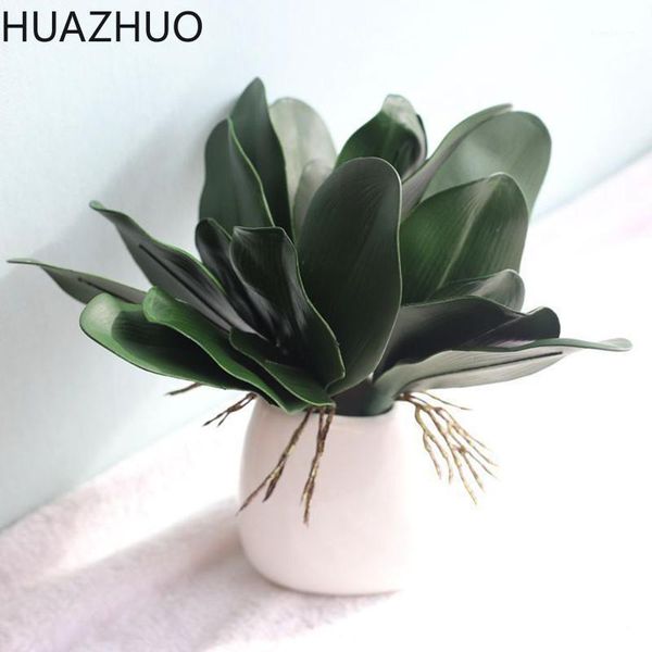 

1pcs real touch phalaenopsis leaf artificial plant leaf decorative flowers auxiliary material flower decoration orchid leaves1