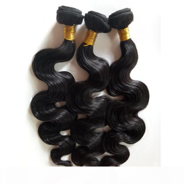 

european indian remy hair weft body wave 8-28inch good quality peruvian brazilian virgin human hair extensions for factory price, Black