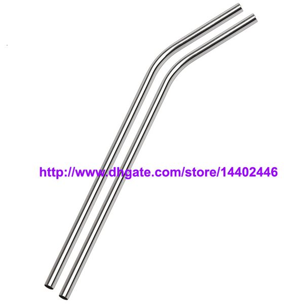 

drinking 200pcs/lot stainless steel straw straws 8.5