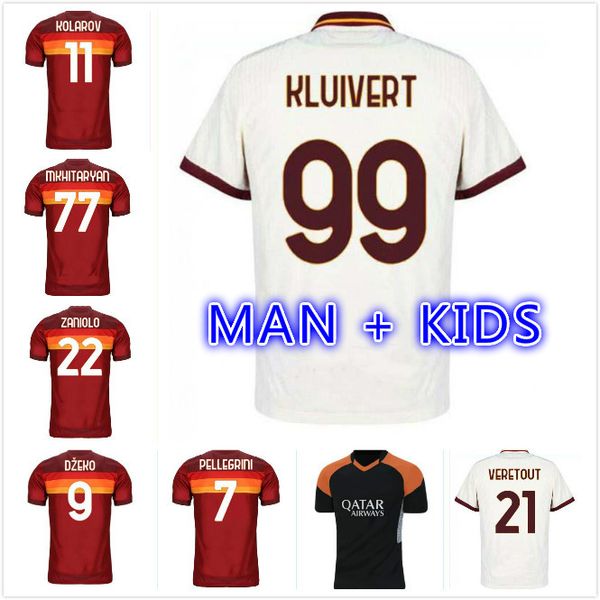 

thai 20 21 dzeko perotti pastore zaniolo soccer jersey 2020 2021 totti jerseys football kit shirt de rossi as maillot de foot, Black;yellow