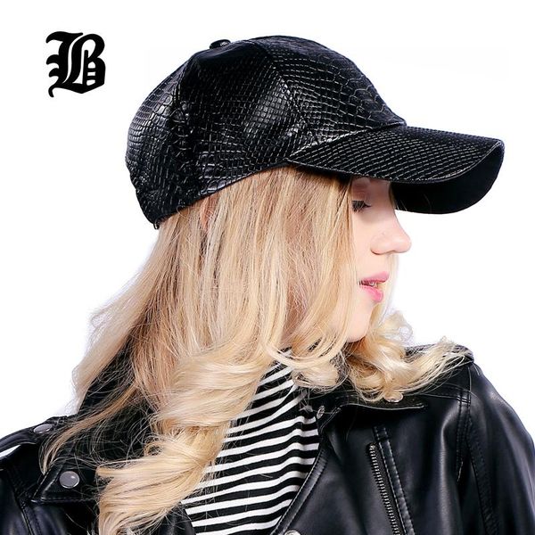 

flb] cool! новая мода pu черная бейсбольная кепка женщин шляпы для мужчин падение кожаная крышка крышка дальнобойщика cap casquette snapbac, Black;white