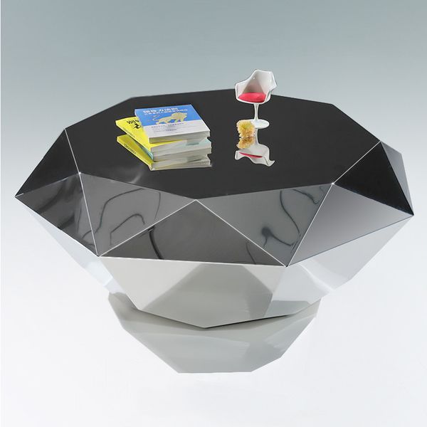 

home tables stainless steel diamond shape coffee table with smooth top