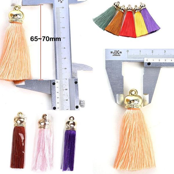 

5pcs lot 70mm silk tassels earrings accessories craft tassels for curtain diy crafts handmade gift jewelry making accessories h jllzkf