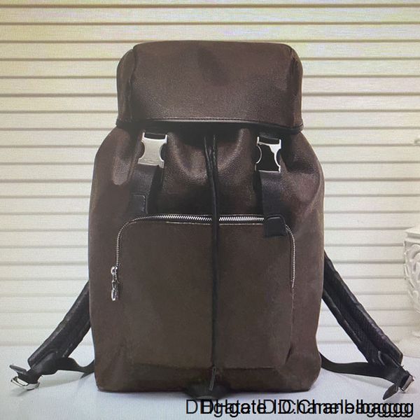 

high zack real leather backpacks classic fashion shoulders handles outdoor travel men large capacity backpack m43422 n40005