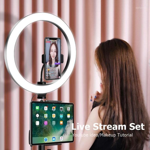 

led selfie ring lamp ring light selfie for phone pgraphy lighting camera tripod kit p video pgraphy lighting1