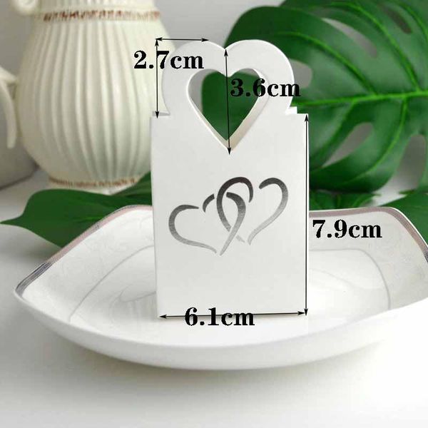 

новые 10 шт. золото мини сердце свадебное украшение конфеты коробка красивые двойные службы сердце рука сумка маленькая вечеринка подарок по