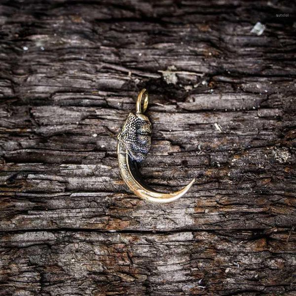 

925 silver talon necklace claw of the eagle pendant necklaces punk jewelry for friend men women jewelry gift customize1