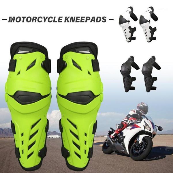

2-pack motorcycle knee protector protective gear knee guards kit kneepad1