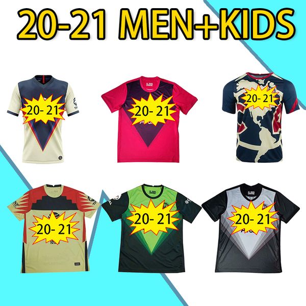 

thailand 2021 club america quality soccer jerseys xolos de tijuana tigres unam guadalajara chivas cruz azul kit jersey football shirts, Black;yellow
