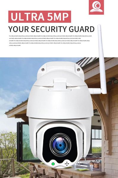 

high speed 5mp h.265 ptz poe cctv ip security dome camera