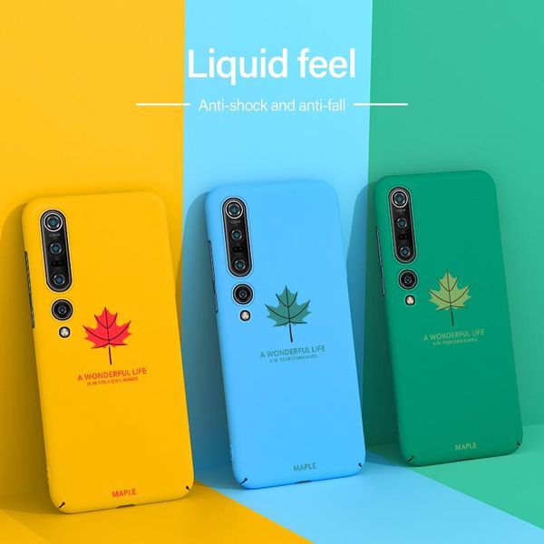 

ultra-thin colorful matte hard pc phone case for xiaomi mi 10 9 8 se lite t pro redmi note 7 cute shockproof wmtqbr qpseller