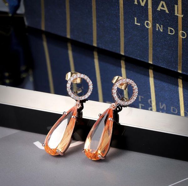 

crystal rhinestone dangle z earrings jewelry flower tassel women studs fashion bling party earring gift for girls, Silver
