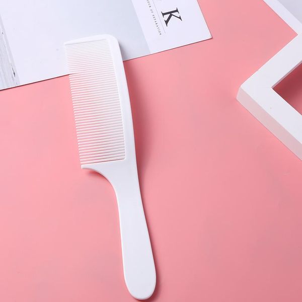 

1pc hair comb pro curved hair clipper cutting comb anti-static salon cutting comb hairdressing brush hair sa wmtxky, Silver