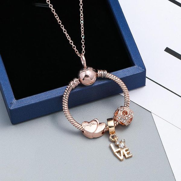 

mermaid shines shells charms beaded snake chain pendant necklace charm necklaces for fine charms women jewelry gift wmtowi petsyard