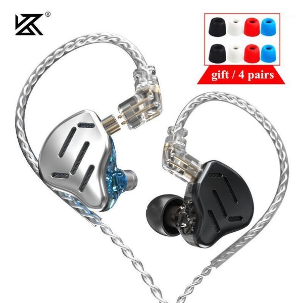 

kz zax 7ba+1dd 16 unit hybrid headset hifi metal monitor in-ear earphones dj music earbud earphones kz zsx as16 ca16 ba8 vx c121