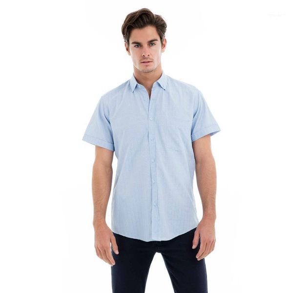

men's casual shirts buratti short-sleeve shirt male 501311, White;black