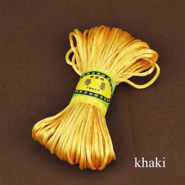 

20meter 2mm satin nylon cord thread soft satin chinese knot macrame cord bracelet braided string diy tassels beading string h qylndf