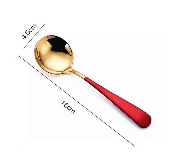 

luxury creativity stainless steel small round spoon household thickening spoon l restaurant bar bbyrna packing2010