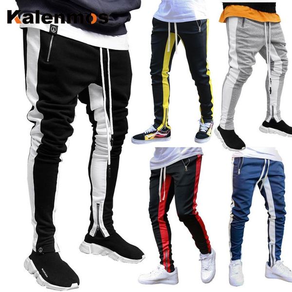 

pants men pants boyfriend punk autumn fall spring hip hop trousers streetwear mens clothing streetwear men joggers cargo, Black