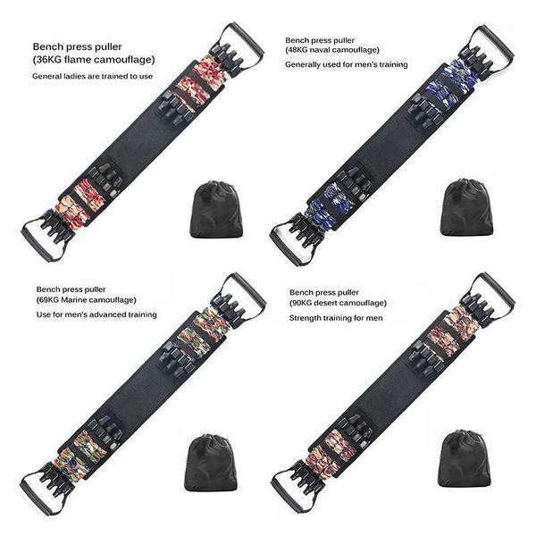 

resistance band bench press push up removable chest muscle builder arm expander home workouts gym fitness travel rod1