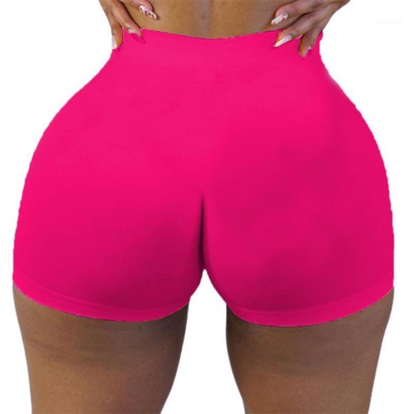 

yoga outfits women shorts casual quick-drying high waist slim fitness solid color workout running leggings sports1, White;red