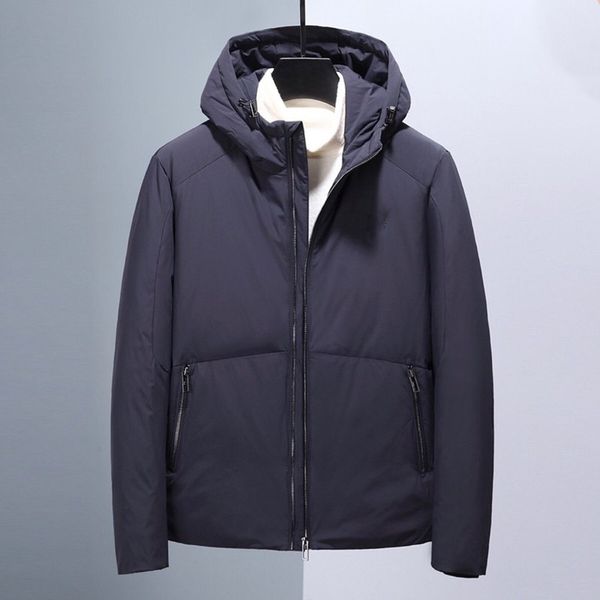 

2020 new luxury fashion design men's classic winter simple down jacket white duck down jacket men's warm jacket ing, Blue;gray
