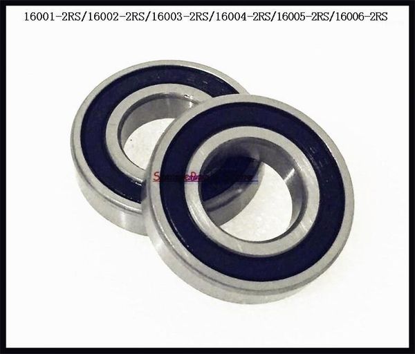 

1-4pcs/lot 16001-2rs / 16002-2rs / 16003-2rs 16004-2rs 16005-2rs 16006-2rs rubber sealed deep groove ball bearing1