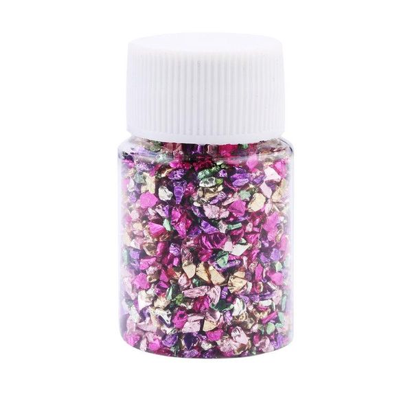 

30g / бутылка красочный металлический песчаник ногтя арт гравий наполнение материала уф смола эпоксидная плесень наполнитель для diy ювелирн