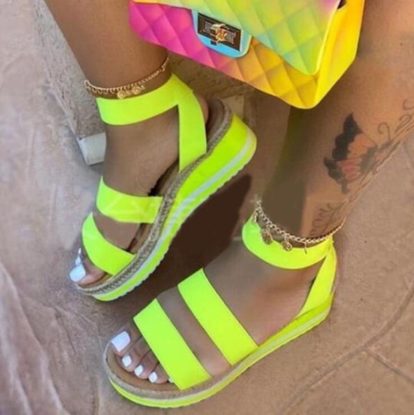

2021 gladiator sandals fashion women sandals high heels color open toe ankle strap elastic band shoes black plus size 35-43