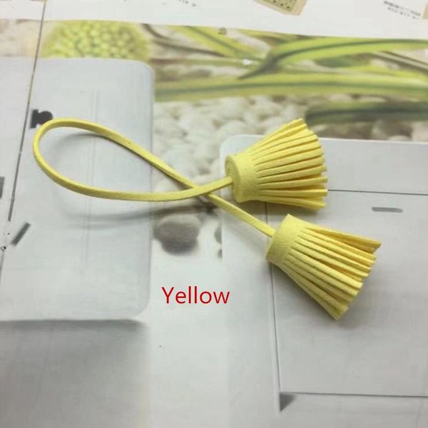 

4 шт. искусственная кожаная двойная кисточка для бахрома, отделка веревки сумка ключей декорация подвеска diy одежда швейные аксессуары реме