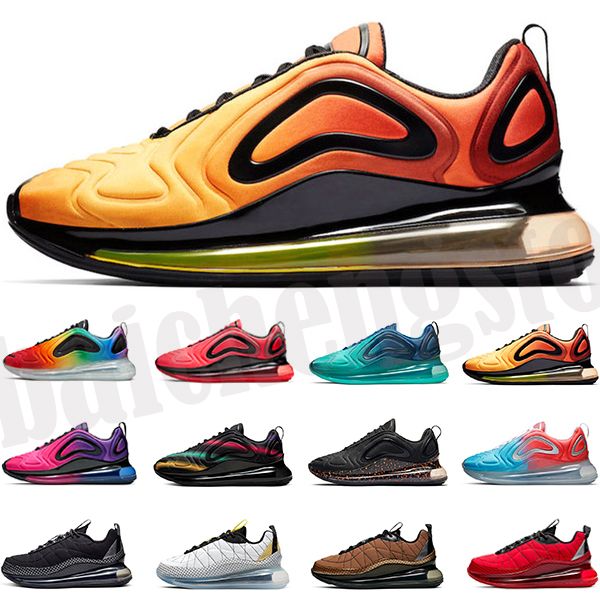 

720og mens stylist shoes undercover yellow be true iridescent mesh triple black white pink sea sunrise men women sport running sneakers