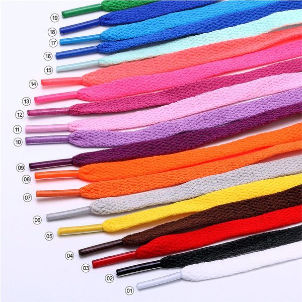 

factory direct sales of 8mm wide flat shoelaces sneakers sports shoes with laces in various colors 50cm/80cm/100cm/120cm, Silver