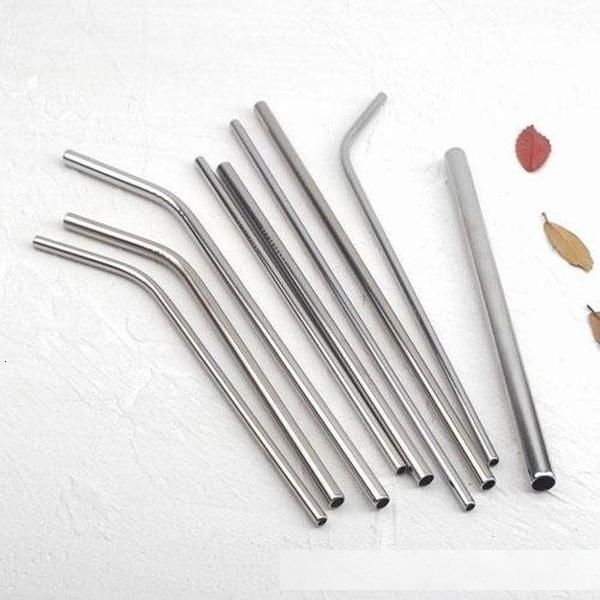 

215*6mm stainless steel durable reusable colorful straw metal drinking straws for party wedding bar tool family accessoroutletnsnp