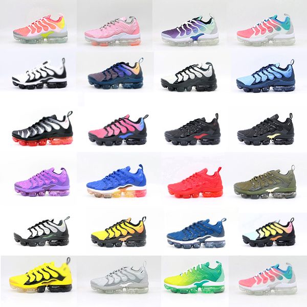 

2020 air designer mens tn womens running plus shoes purple lemon lime black white triple s trainers sports sneaker us 5-13